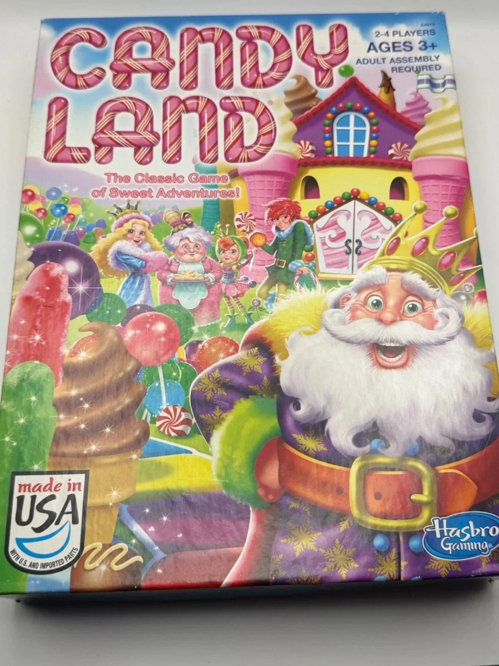 Hasbro Candy Land sealed box the classic game of Sweet Adventures New in Box.